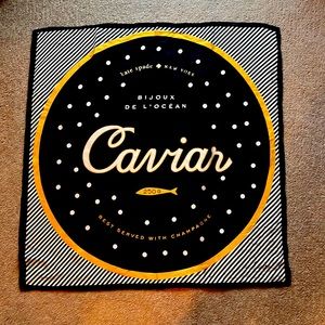 Kate Spade Caviar scarf.